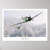BF 109G "Erich Hartmann" Poster (Vorne)