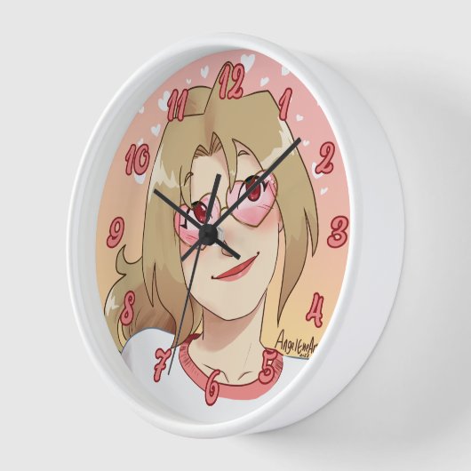 BF Amber mit Herz-Sonnenbrille Uhr (Winkel)