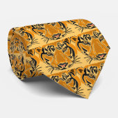 BF, fantastische Tiger-Krawatte Krawatte (Gerollt)