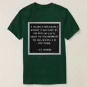 BF-Skinner-Letterboard-Zitat fehlschlagen T-Shirt (Design vorne)