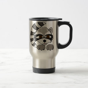 BF, Spaß-Cartoonraccoon-Tasse Reisebecher