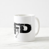 BFD Kaffee-Tasse Kaffeetasse (VorderseiteRechts)