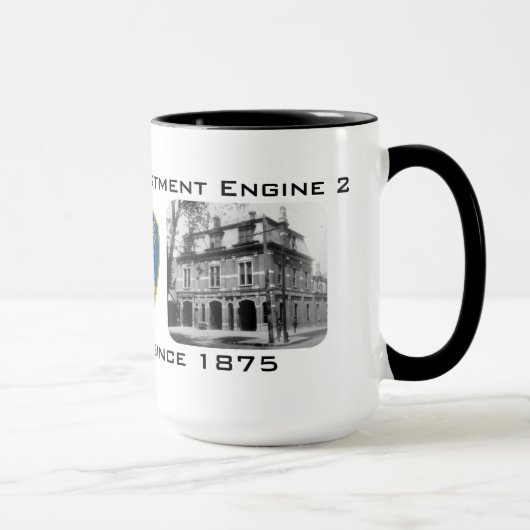 BFD Motor 2" rettend lebt seit 1875" Tasse (Rechts)