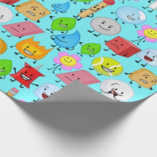 bfdi-Muster Geschenkpapier (Ecke)