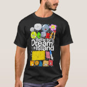 BFDI Poster Black Relaxed Fit T - Shirt (Vorderseite)