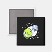 Bfdi Tennis Ball und Golf Ball Duo Matte Magnet (Vorderseite/Rückseite)