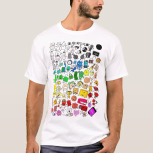 BFDI - Unbelebte Insanität Alle Zeichen _1 T-Shirt