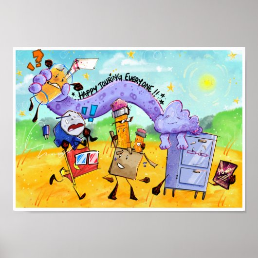 BFDI X II MEETUP POSTER (Vorne)