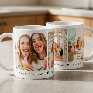 BFF 3 Foto-Collage Freundschaft beste Freunde Kaffeetasse