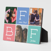 BFF Best Friends Besties 3-Foto Leime Pastels Fotoplatte (Seite)