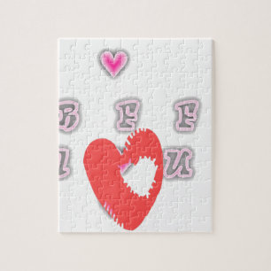 BFF. Beste Freunde für immer: I Love You Kunstprin Puzzle