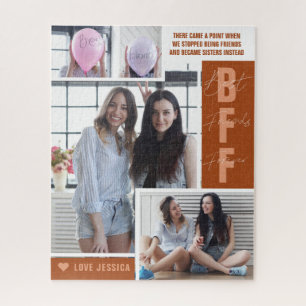 BFF Beste Freunde Modernes Fotocollagen-Puzzle Puzzle