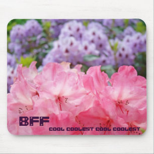 BFF cool coolste BFF-Mauspad-Geschenke Pinke Rhodi Mousepad