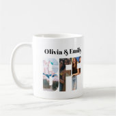 BFF-Foto-Kaffeetasse – Personalisiertes Geschenk Kaffeetasse (Links)
