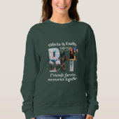 BFF-Foto-Sweatshirt – Personalisiertes Geschenk Sweatshirt (Vorderseite)