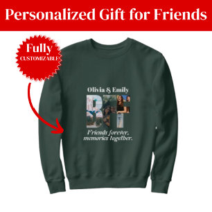 BFF-Foto-Sweatshirt – Personalisiertes Geschenk Sweatshirt