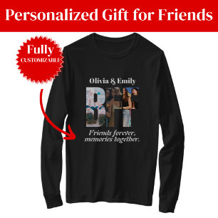 BFF-Fotocollage-Langarm-T-Shirt T-Shirt