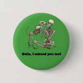 BFF personalisierbares Hundedenkmal Button (Vorderseite)