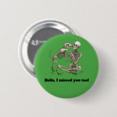 BFF personalisierbares Hundedenkmal Button (Vorne & Hinten)