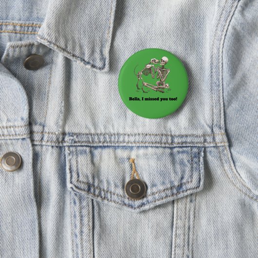 BFF personalisierbares Hundedenkmal Button (Beispiel)