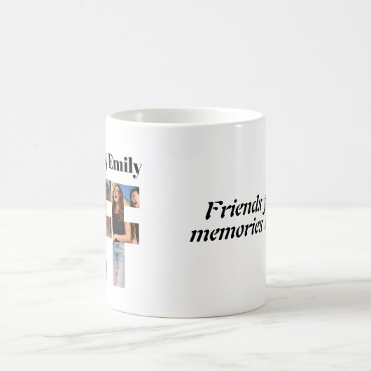 BFF Photo Coffee Mug – Personalized Gift Kaffeetasse (Mittel)
