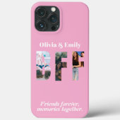 BFF Photo Collage iPhone Case – Gift for Friend (Rückseite)