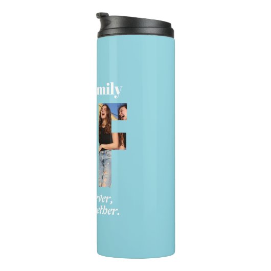 BFF Photo Collage Thermal Tumbler Gifts for Friend Thermosbecher (Nach rechts gedreht)