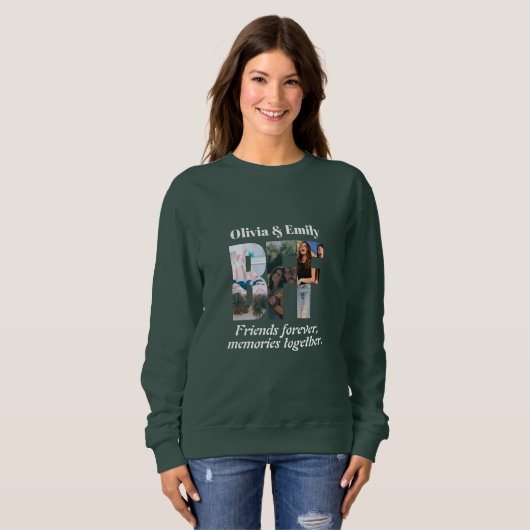 BFF Photo Sweatshirt – Personalized Gift (Vorne ganz)