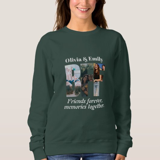 BFF Photo Sweatshirt – Personalized Gift (Vorderseite)
