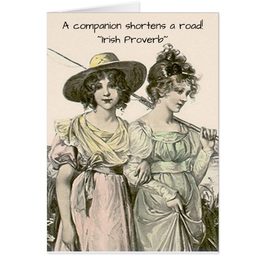 BFF Thank You Irish Proverb express dankbarkeit (Vorne)