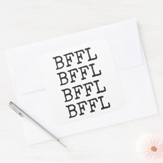 BFFL Square Stickers (Umschlag)