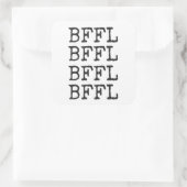 BFFL Square Stickers (Tasche)