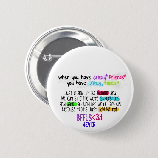 BFFL zitiert 1 ~Button Button (Vorne & Hinten)