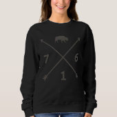 Bflo Wny Code Buffalo New York 716 Area 1 Sweatshirt (Vorderseite)