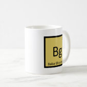 BG - Baba Ghanoush Appetizer Chemistry Symbol Kaffeetasse (VorderseiteRechts)