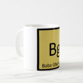 BG - Baba Ghanoush Appetizer Chemistry Symbol Kaffeetasse (Vorderseite Links)