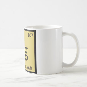 Bg - Baba Ghanoush Vorspeise Chemie Symbol Kaffeetasse