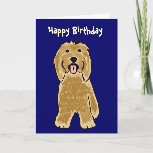 BG - Bartete Collie Birthday Card Karte (Vorderseite)