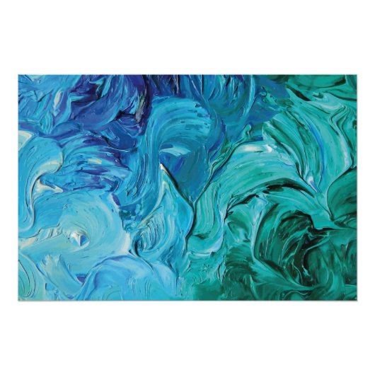 BG Gemälde Kunst Abstrakte Design Kunstgeschichte Poster (Vorderseite)