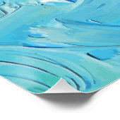 BG Gemälde Kunst Abstrakte Design Kunstgeschichte Poster (Ecke)