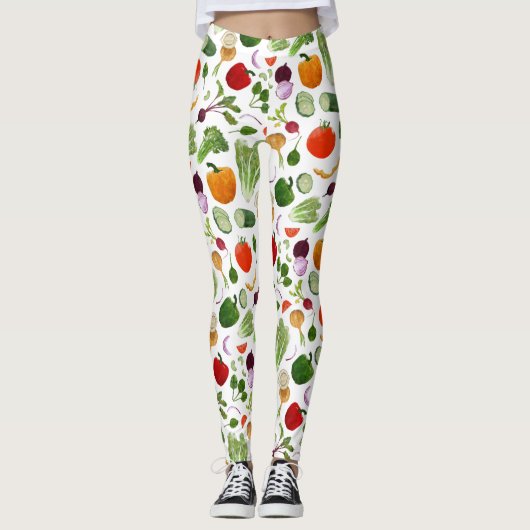 BG - Gemischter Salat Leggings (Vorderseite)