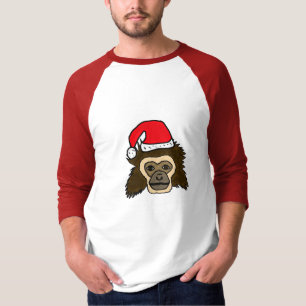 BG, lustiger Gibbon-Affe mit T-Shirt