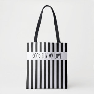 BG Streifen Muster breit weiß + Ihr Rücken. Idee Tasche