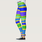 BG Streifen Muster IV + Hintergrund Leggings (Links)