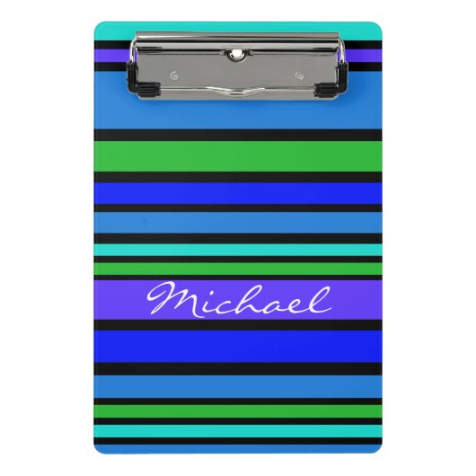 BG Streifen Muster IV + Ihre Rückseite & Idee Mini Klemmbrett (Vorderseite)