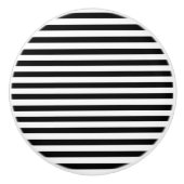 BG Stripes Muster schwarz + Hintergrund Keramikknauf (Vorderseite)