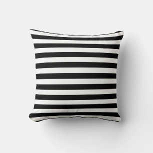 BG Stripes Muster schwarz + Hintergrund Kissen