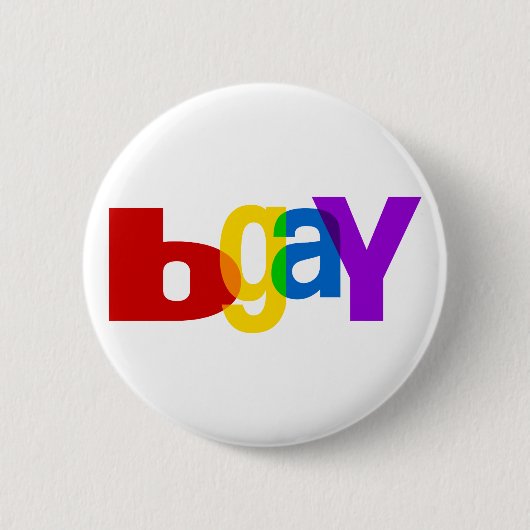 bGay Button (Vorderseite)