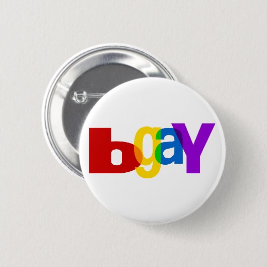 bGay Button (Vorne & Hinten)