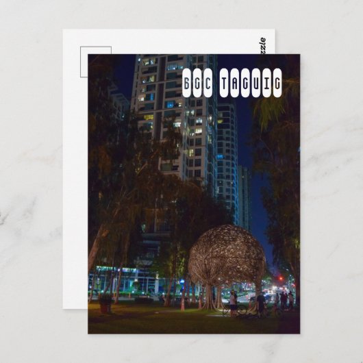 BGC Taguig Postkarte (Vorne/Hinten)